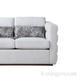 Sofa sectionnel de tissu moderne de sofa de salon place des sofas de causeuses